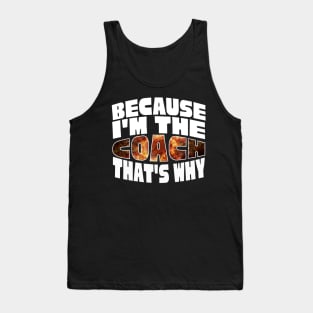 Funny Basketball Coach Dad Tank Top